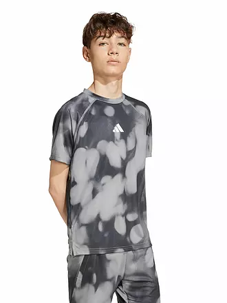 ADIDAS | Jungen Fitnessshirt Allover-Grafik | 